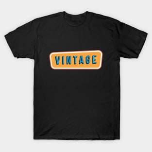 Vintage Text | Vintage Design T-Shirt